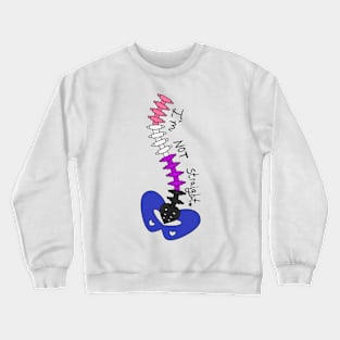 Not Straight - Genderfluid Crewneck Sweatshirt